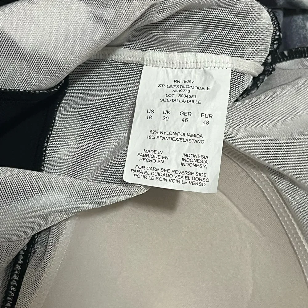 Swim Solutions One Piece Swimsuit, 18 - Picture 7 of 9